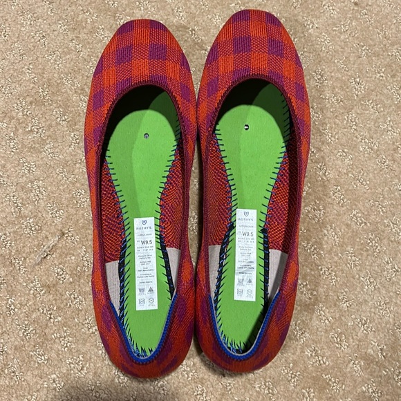 Rothy’s limited edition super cute Square plaid, size 9.5 - Picture 1 of 4